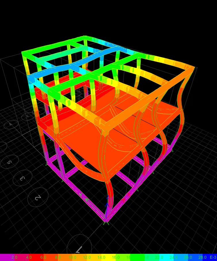 Gambar desain Analisa ruko 2 lantai semarang